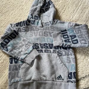 Boys Adidas hooded sweatshirt